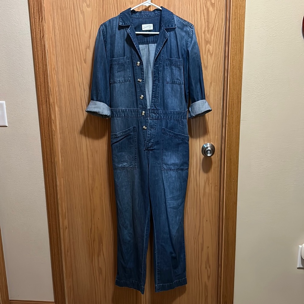Denim jumpsuits
